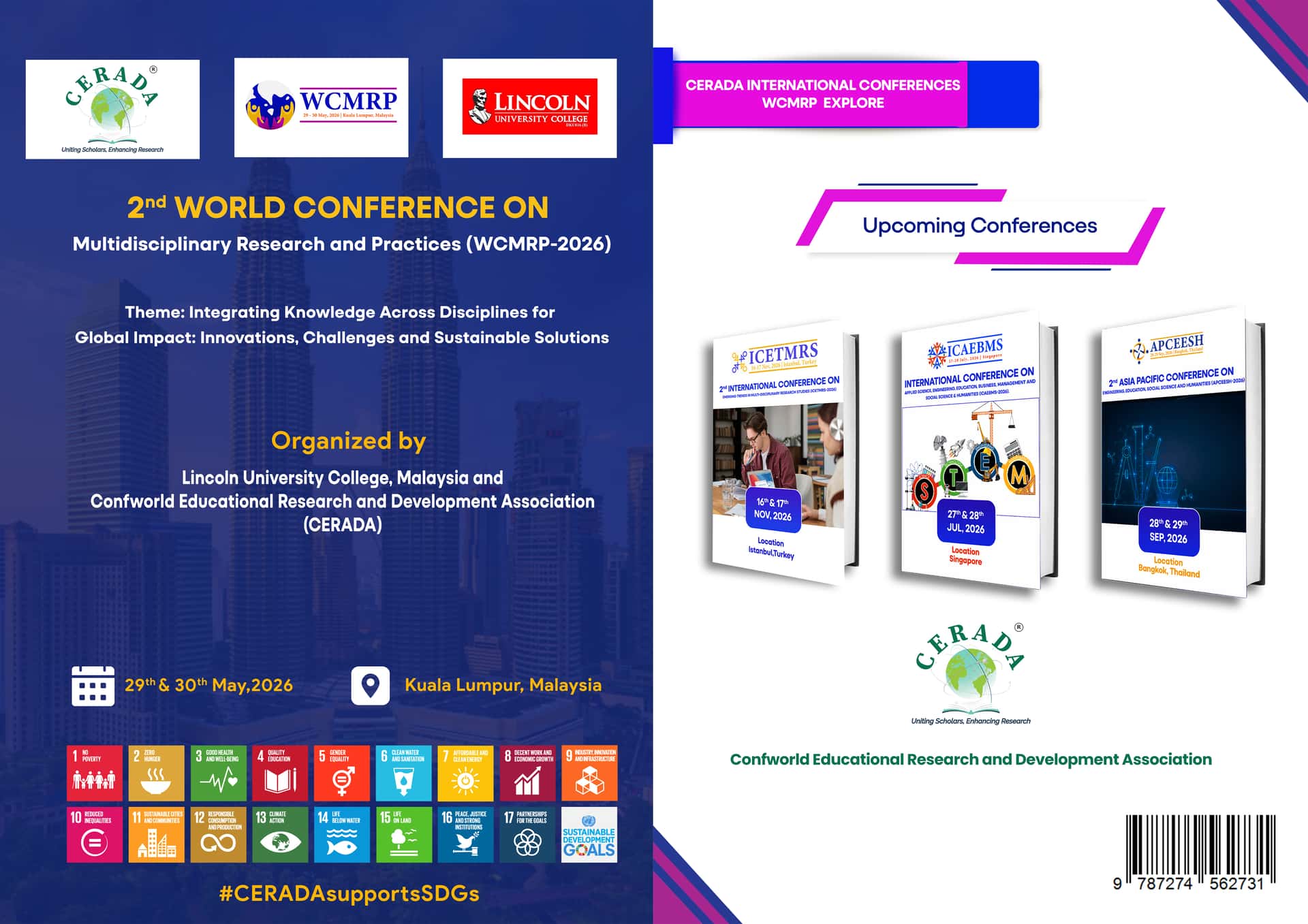 WCMRP - 2026 proceeding book cover